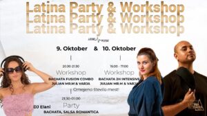 LATINA PARTY & WORKSHOP with Julian Mr.M v Utripu plesa