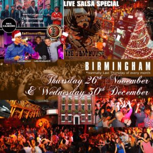 LatinMotion 🎙 LIVE SALSA XMAS SPECIALS 💃🏻🎶 Nights with Del Camino 📍 The JamHouse, Birmingham