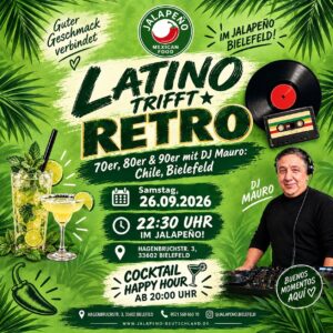 🔥 LATINO meets RETRO Latino trifft die 70er, 80er & 90er