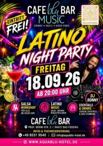Latino Night Party AQUABLUHOTEL