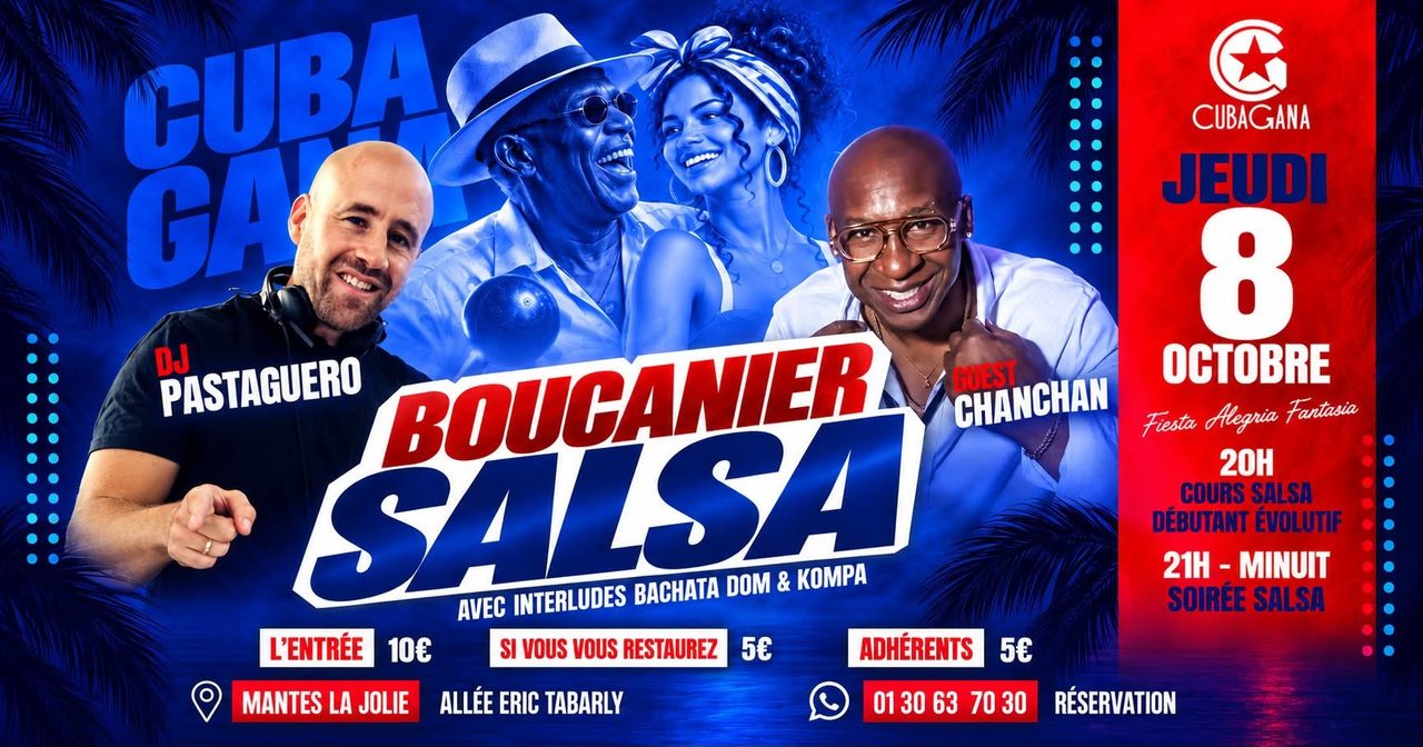 Le BOUCANIER SALSA | Dj PASTAGUERO | Guest CHANCHAN