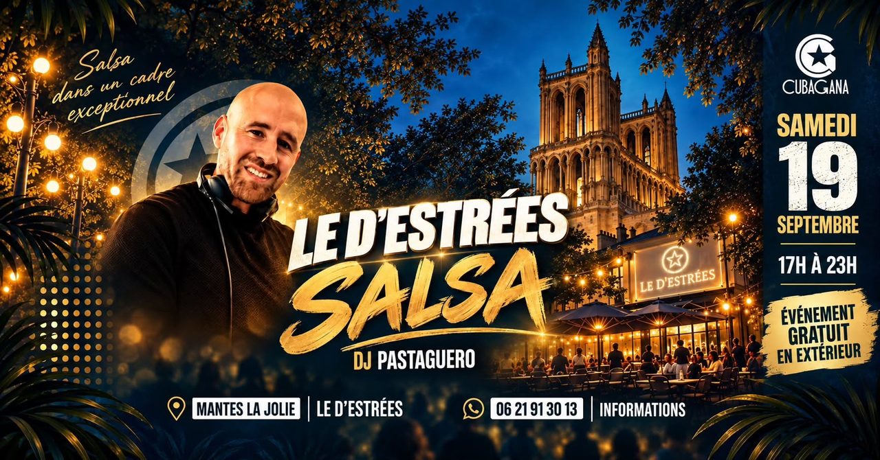 LE D&rsquo;ESTRÉES SALSA | 17H 23H | GRATUIT en EXTERIEUR