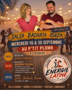 Le mercredis Salsa, Bachata, Rueda au P’tit Plomb