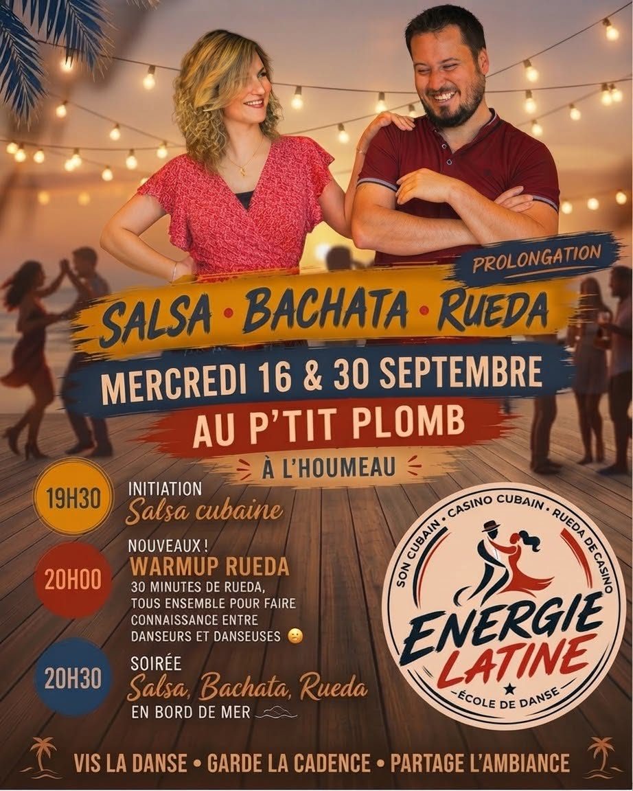 Le mercredis Salsa, Bachata, Rueda au P’tit Plomb