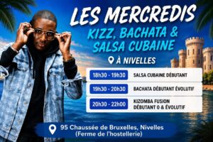 Les Mercredis kizz, salsa cubaine et bachata à Nivelles