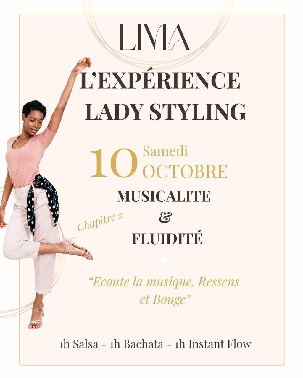 L&rsquo;EXPERIENCE LADY STYLING – Chapitre 2 – MUSICALITE ET FLUIDITE