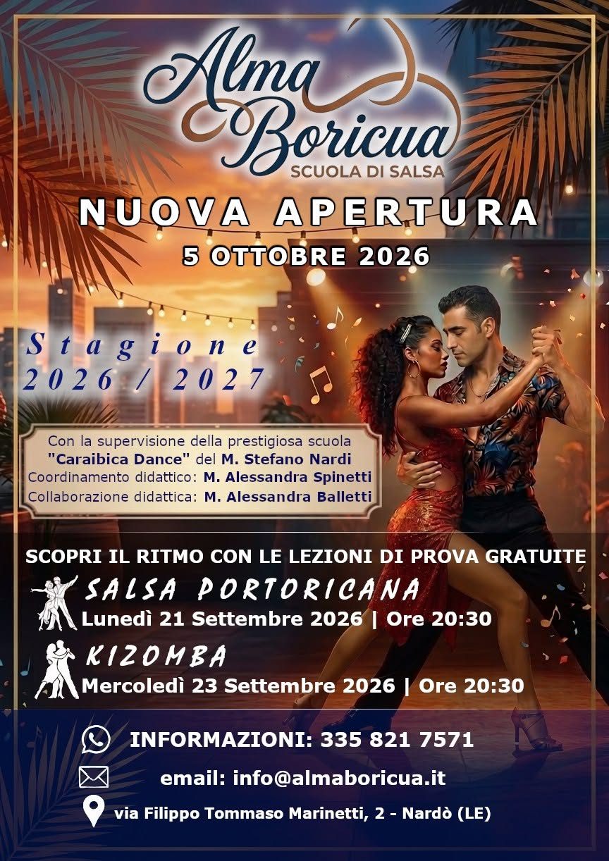Lezioni di prova di Salsa Portoricana