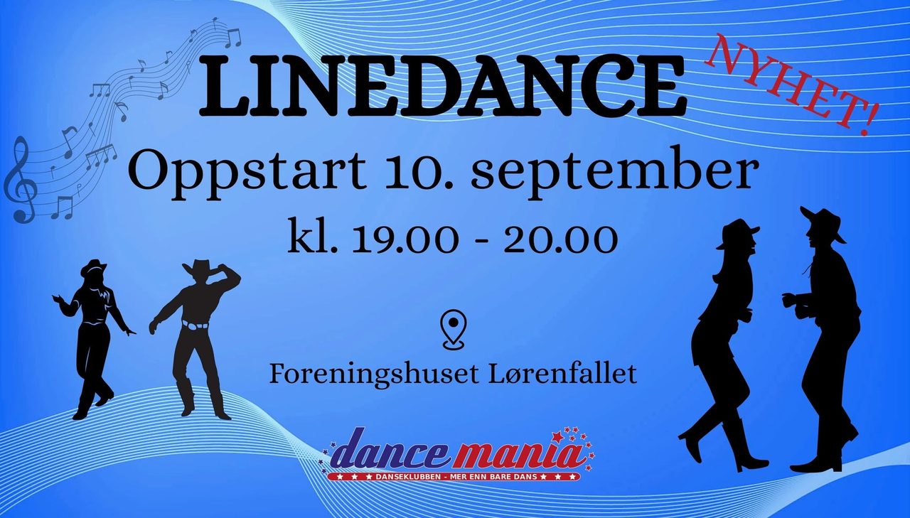 Linedance ukeskurs på Lørenfallet!