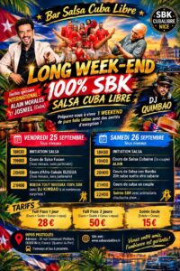 🔥 LONG WEEK-END 100% Artistes Internationaux BAR SALSA CUBA LIBRE 🔥