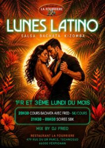 Lunes Latino resto La fourrière By Dj FRED