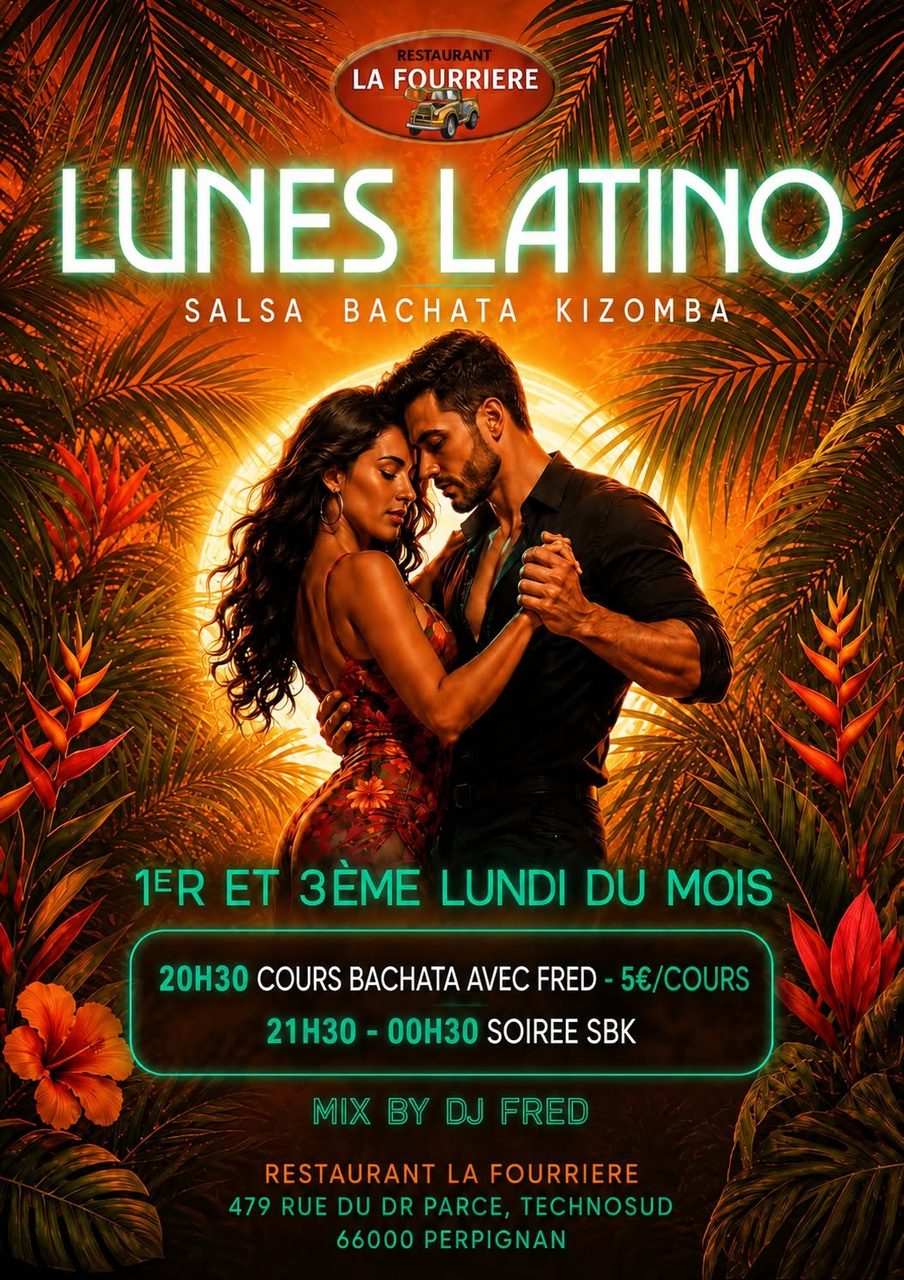 Lunes Latino resto La fourrière By Dj FRED