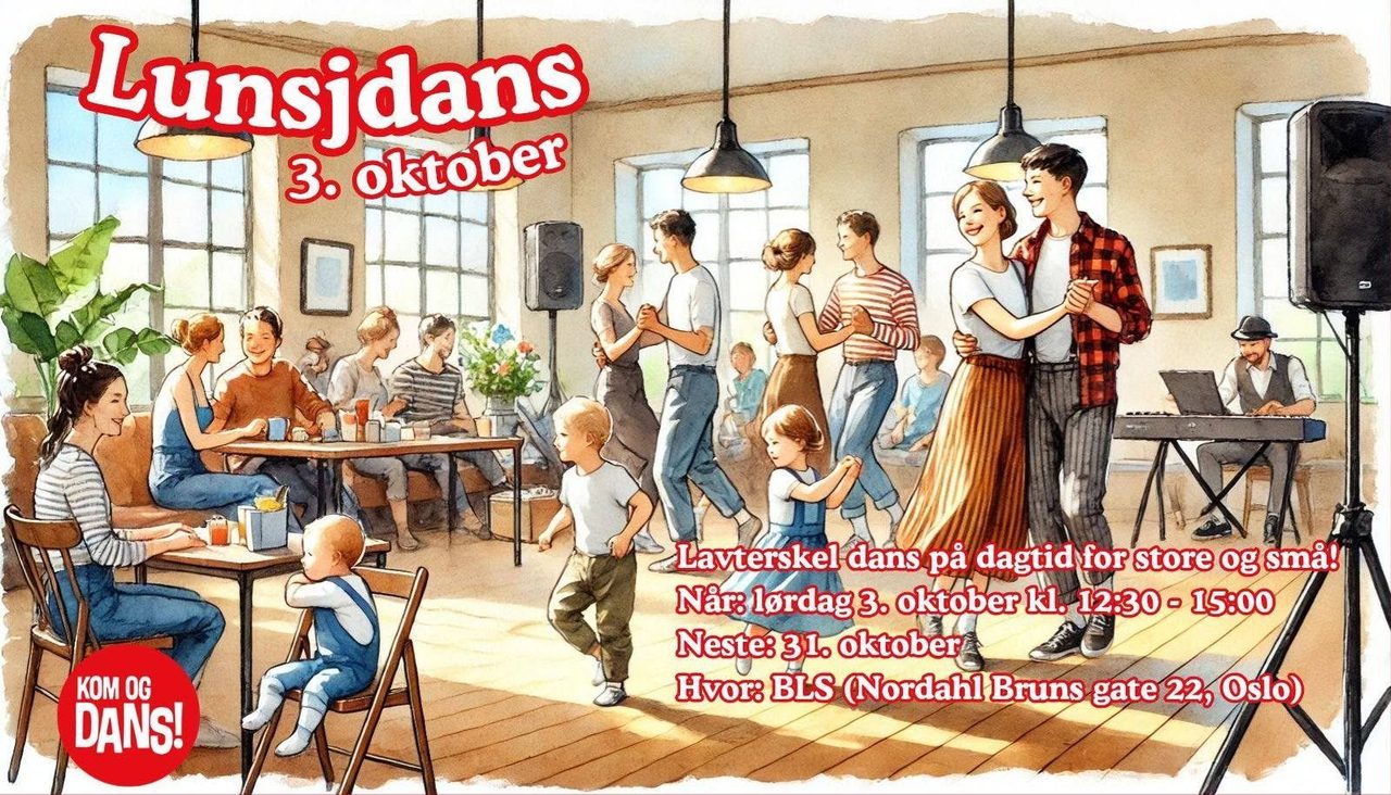 Lunsjdans 3. oktober!