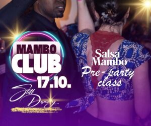 Mambo Club 17.10. Salsa, Mambo & pre-party class