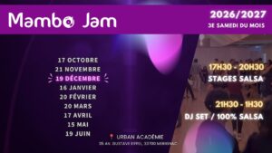 Mambo Jam (Décembre) – Save the Date !