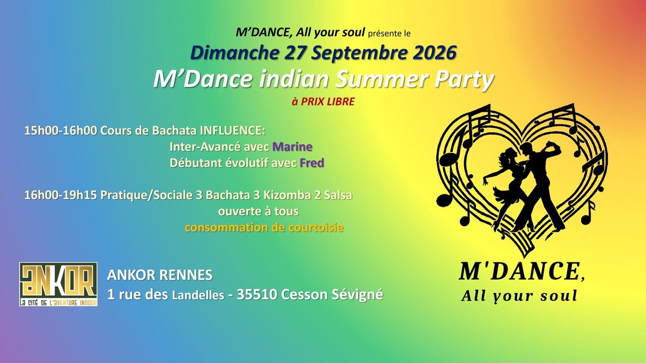 M&rsquo;Dance Indian Summer Party