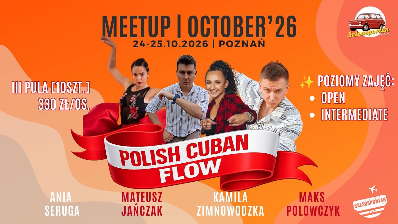 Meetup | October&rsquo;26: Polish Cuban Flow – 24-25.10.2026 r.