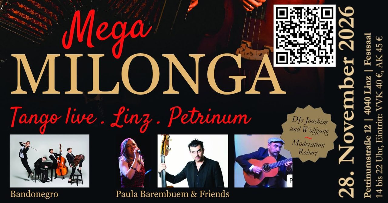 Mega-Milonga in Linz – zwei Tango-Ensembles live