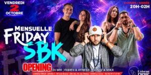 MENSUELLE AFROLATINO SBK L&rsquo;OISEAU RIEUR-OPENING-