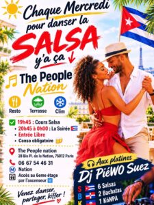 Mercredi / Soirée Salsa Paris by The People Nation