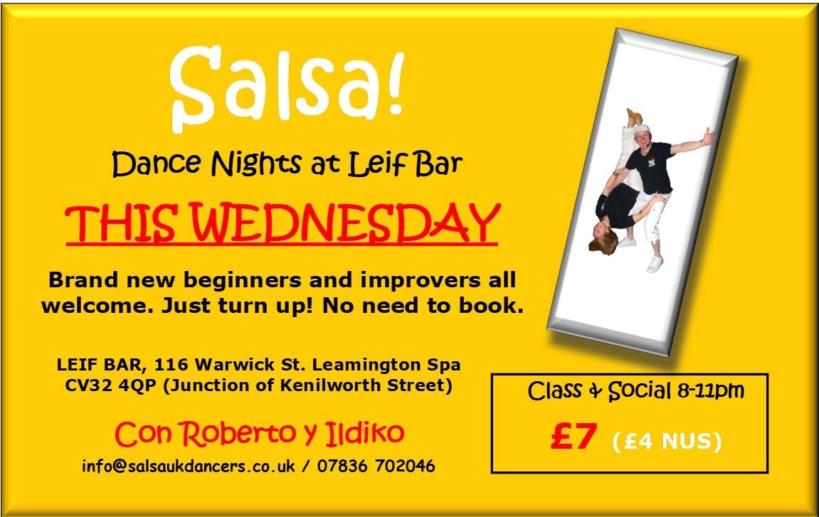 Midweek Salsa at Leif Bar with Robert and Ildiko