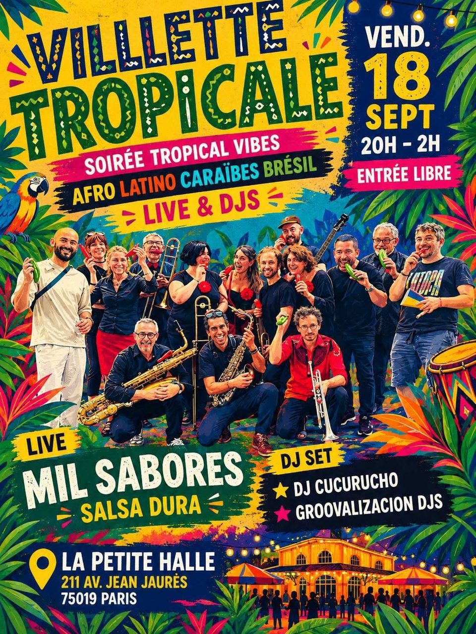 Mil Sabores 🌶️ – Salsa Live || La Petite Halle