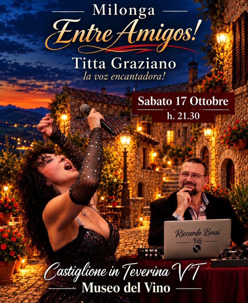 « MILONGA ENTRE AMIGOS! » Piazza del Poggetto 12 – Castiglione in Teverina VT