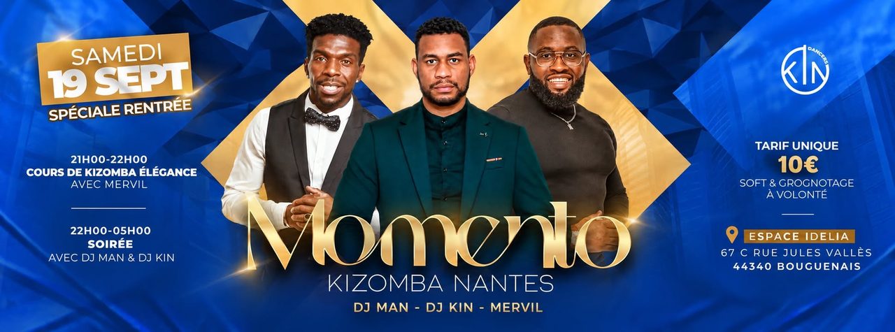 💙 MOMENTO — KIZOMBA NANTES 💙 Spéciale rentrée