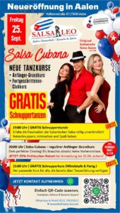 NEUERÖFFNUNG | SALSA CUBANA ANFÄNGERKURSE | SALSA LEO & TEAM