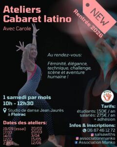 New Atelier Cabaret Latino École de Danse Salsa With&rsquo;s