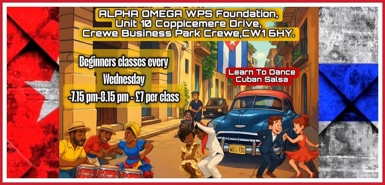 New Cuban Salsa Classes at Alpha Omega Securities – WPS Foundation – Every Wednesday