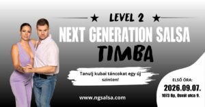 NG Salsa – Timba LVL 2 tanfolyam
