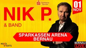 NIK P und BAND LIVE IN BERNAU 01.11.2026