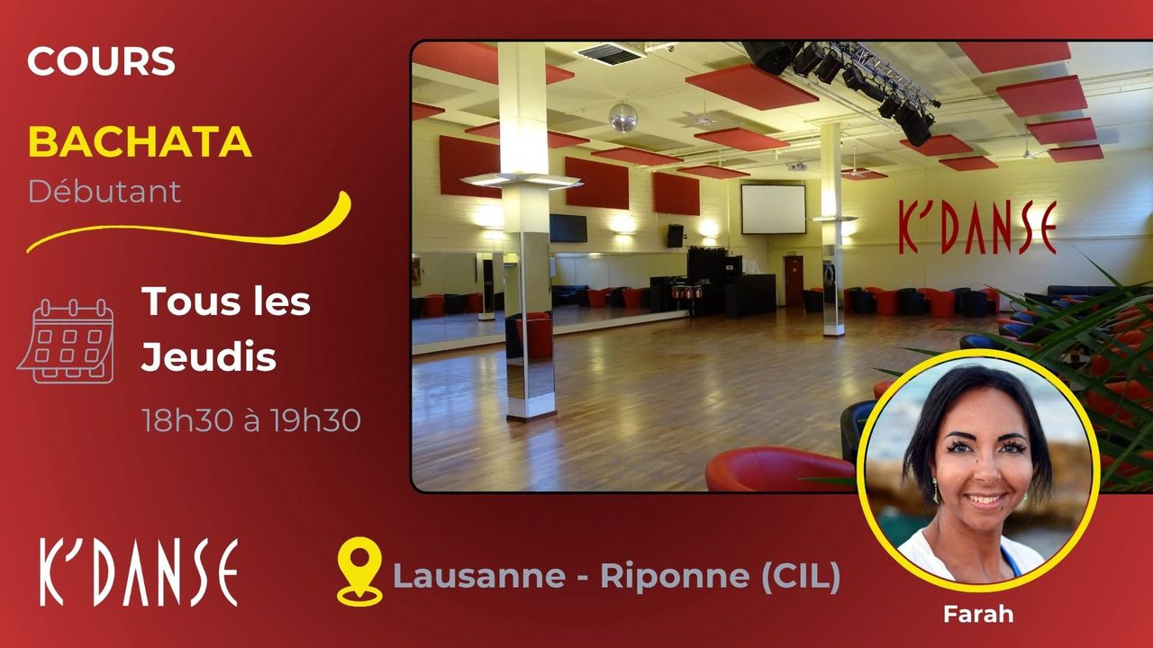 Nouveau cours de Bachata débutant – Lausanne Riponne