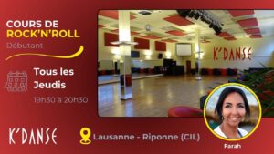 Nouveau cours de Rock&rsquo;n&rsquo;Roll débutant – Lausanne Riponne