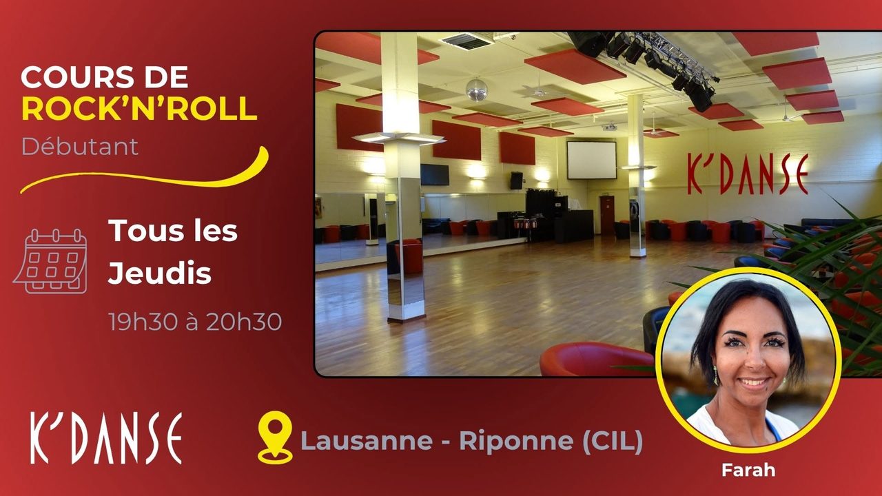 Nouveau cours de Rock&rsquo;n&rsquo;Roll débutant – Lausanne Riponne