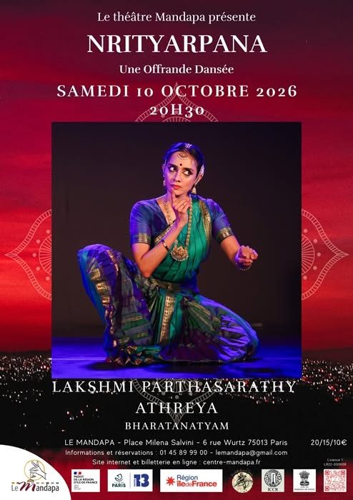 Nrityarpana – Une offrande dansée – Bharatanatyam