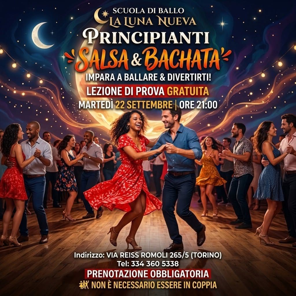 Nuovo corso principianti salsa e bachata
