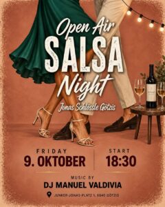 OPEN AIR SALSA NIGHT – SAISON CLOSING!