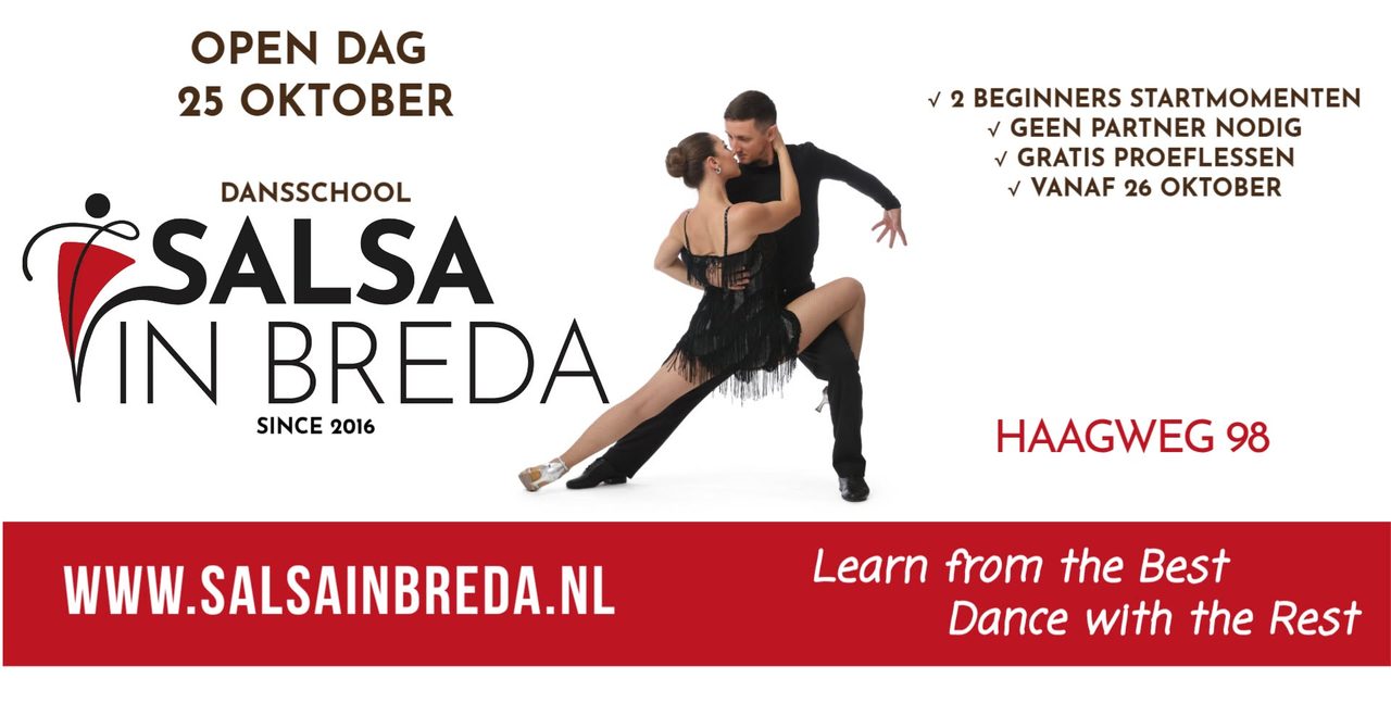 OPEN DAG DANSSCHOOL SALSA IN BREDA