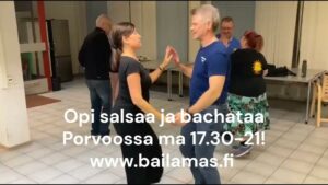 Opi iloista salsaa ja bachataa, Porvoo – KOKEILUTUNTI ½ HINTAAN! (svenska nedan/English below))