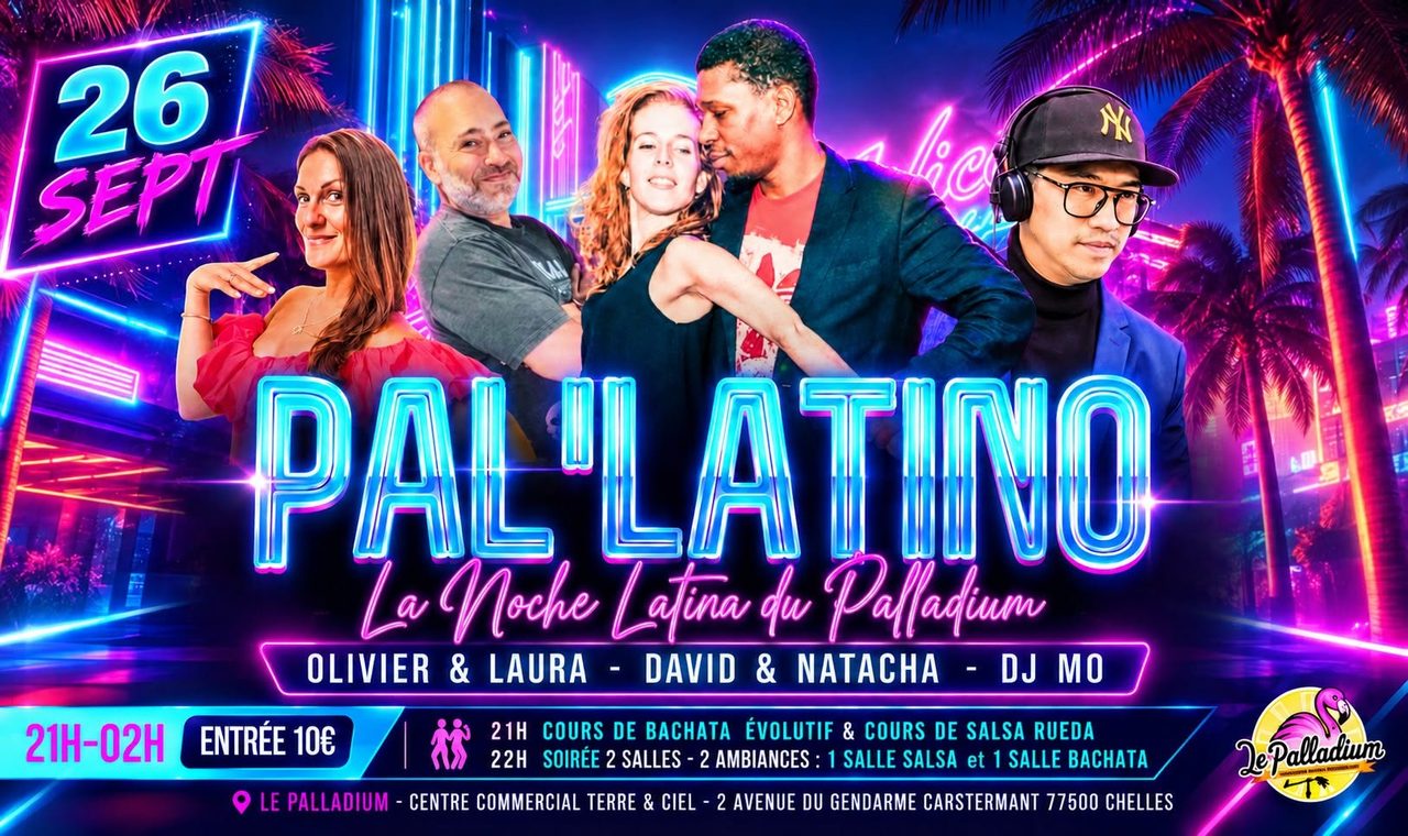 🌟 𝗣𝗔𝗟&rsquo;𝗟𝗔𝗧𝗜𝗡𝗢 – 𝗡𝗨𝗘𝗩𝗔 𝗡𝗢𝗖𝗛𝗘 𝗟𝗔𝗧𝗜𝗡𝗔 🌟 2 SALLES / 2 AMBIANCES !