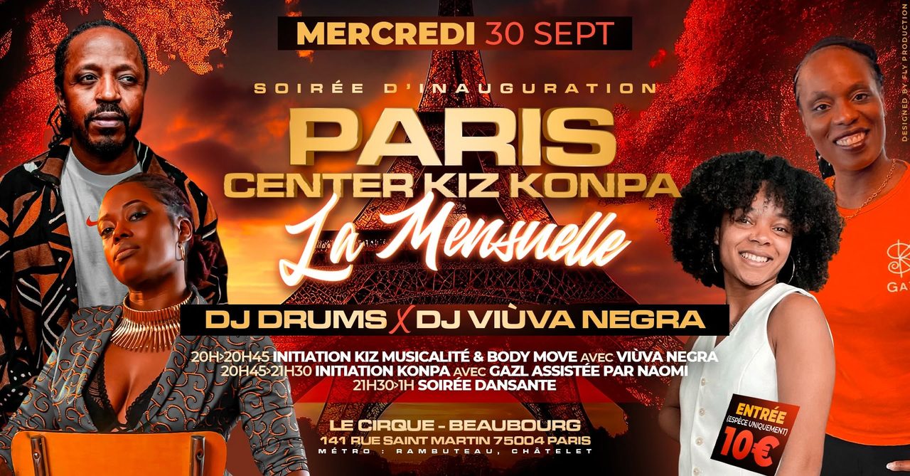 Paris Center Kiz Konpa / La Mensuelle