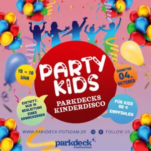 PARTYKIDS – Parkdecks Kinderdisco