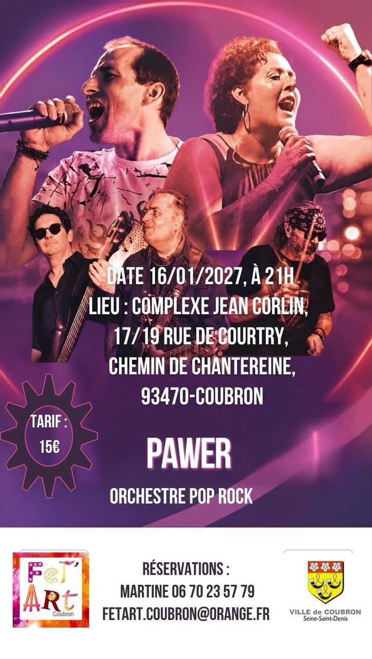Pawer en concert à Coubron