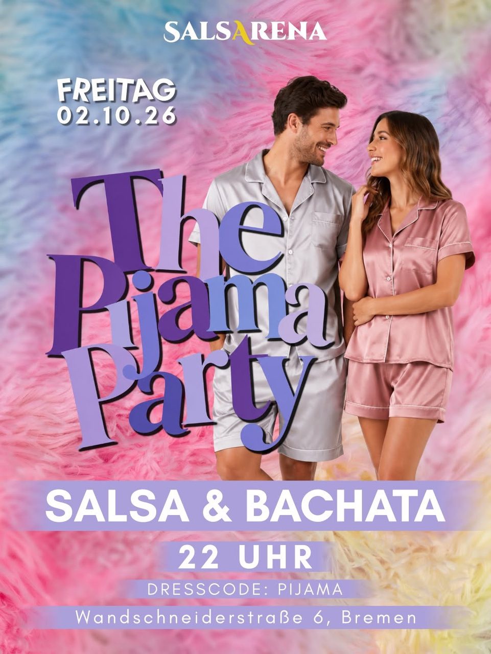 PIJAMA PARTY 🌙⭐️ SALSA & BACHATA ⭐️🌙