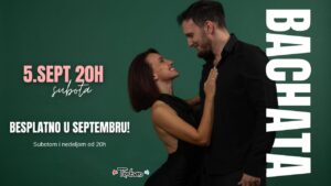 Početna bachata grupa | Subota 5.sept 20h | Besplatno u septembru | Timbao