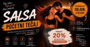 POČETNI TEČAJ SALSE – rujan 2026.