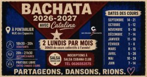Portes Ouvertes aux cours de Bachata à Pontarlier / Haut-Doubs!