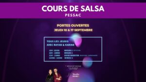 💃 Portes Ouvertes Salsa – 2 jeudis gratuits à Pessac | Studio Mambo