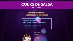 💃 Portes Ouvertes Salsa – 2 mercredis gratuits à la Victoire | Studio Mambo